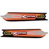 Set adesivi forcellone KTM 85 SX (04-14) Renthal Arancio/Nero in Grafiche Minicross Personalizzabili