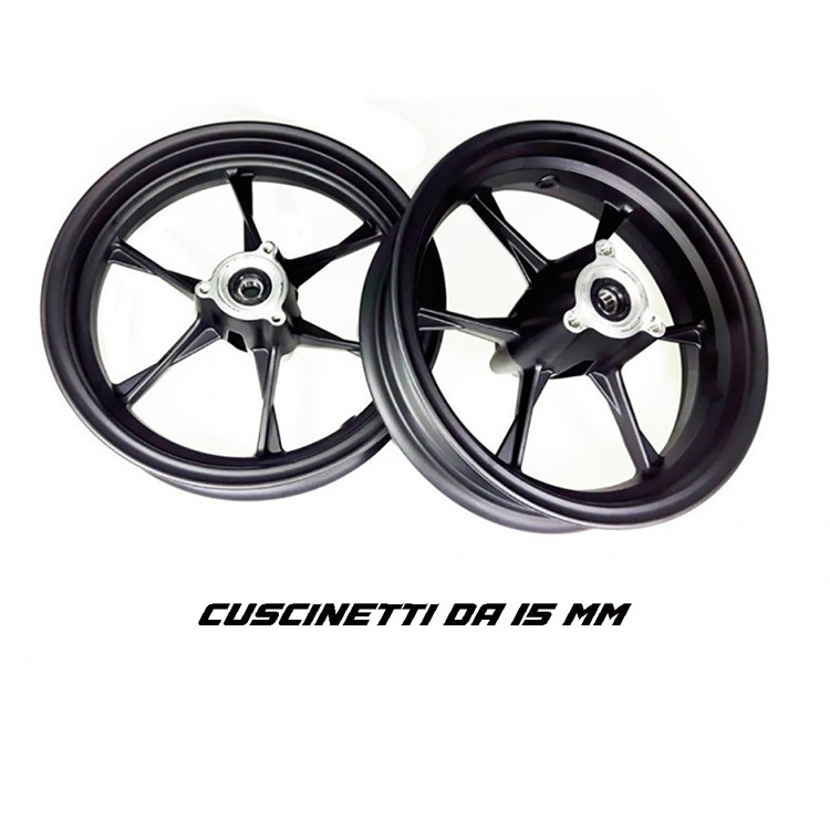 Set cerchi VMC LIGHT 3F Nero 2.50/3.00-12