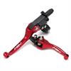 Set leve freno e frizione pit bike ASV Rosso in Leve Pedane e Pedali