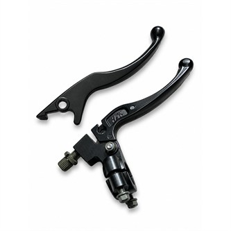 set leve freno e frizione standard pit bike nero
