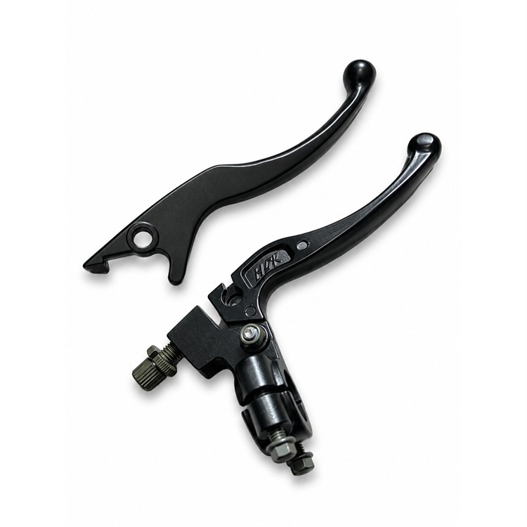 Set leve freno e frizione Standard pit bike Nero