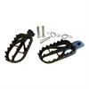 Set Pedane Pit bike tipo A acciaio Nero in Leve Pedane e Pedali