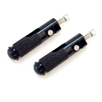 set pedane richiudibili pit bike minigp nero