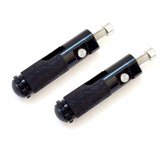 set pedane richiudibili pit bike minigp nero