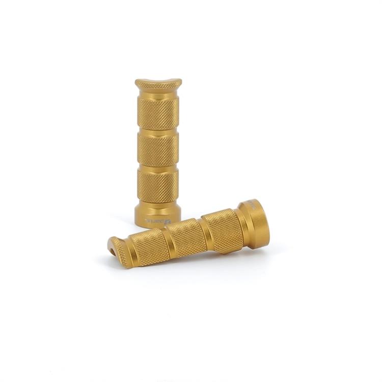 Set pedane tonde alluminio M8 Oro