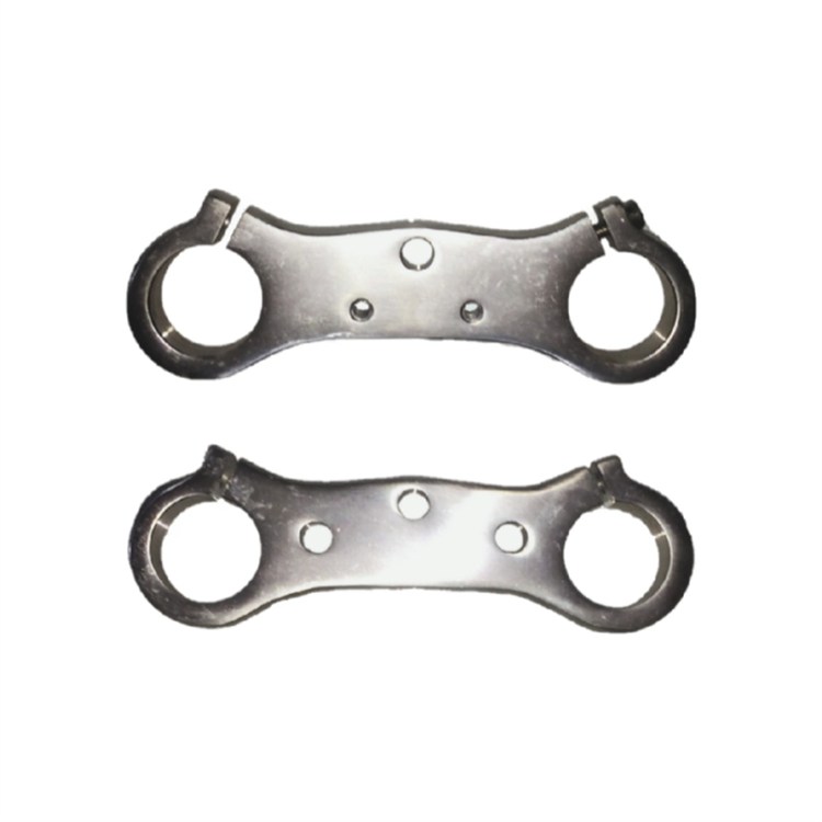 Set piastre sterzo minicross fodero 33 mm colore Grigio