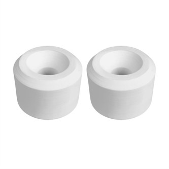 set tamponi perno ruota m6 bianchi