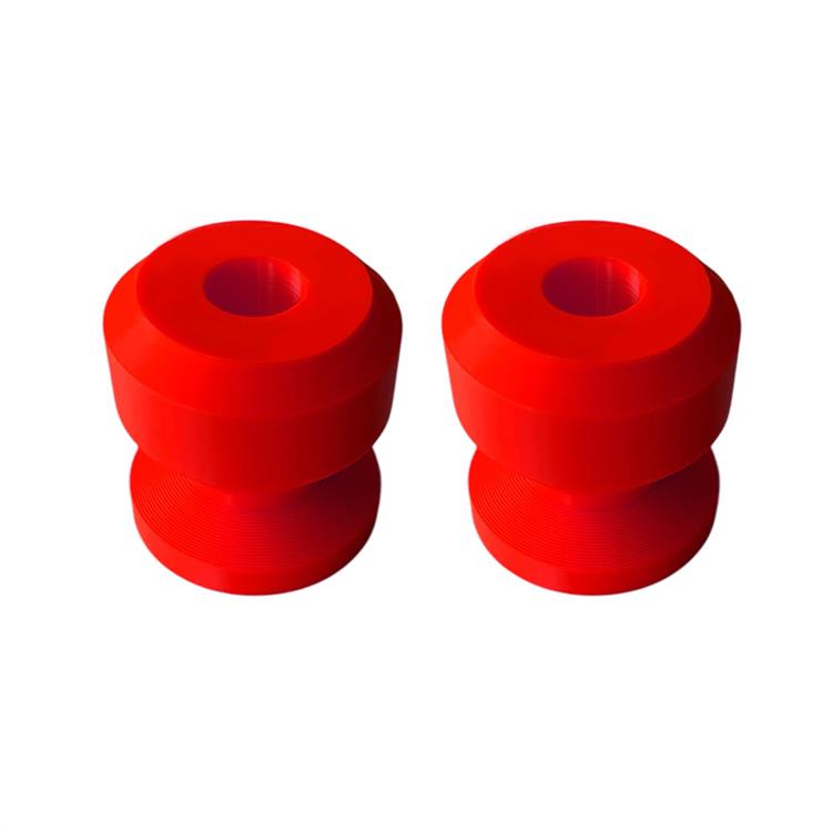 Set tamponi perno ruota M6 per cavalletto Rosso