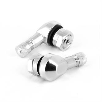 set valvole 90 alluminio m10 argento race