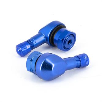 set valvole 90 alluminio m10 blu race