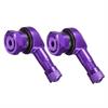 Set valvole 90° alluminio M10 Viola Race in Cerchi e Gomme