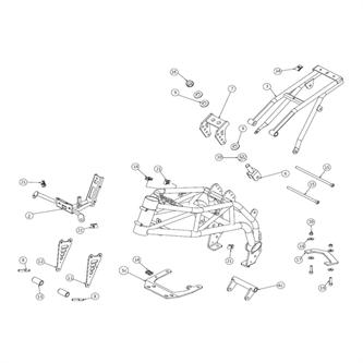 supporto motore anteriore destro originale ohvale gp2 190 21 25