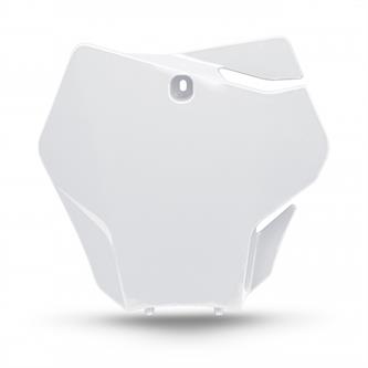 tabella portanumero anteriore gasgas 350 mc f 22 23 bianca