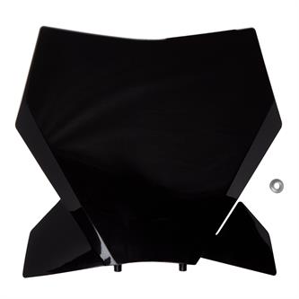 tabella portanumero anteriore ktm 125 sx 23 nera