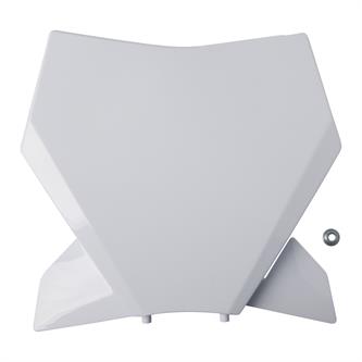 tabella portanumero anteriore ktm 250 sx f 23 bianca