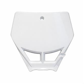 tabella portanumero anteriore tm 125 mx 2008 2014 bianco