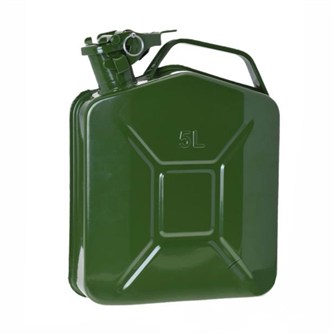 tanica carburante in metallo 5 lt