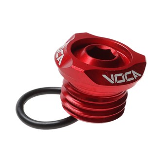 tappo carico olio am6 rosso voca cnc
