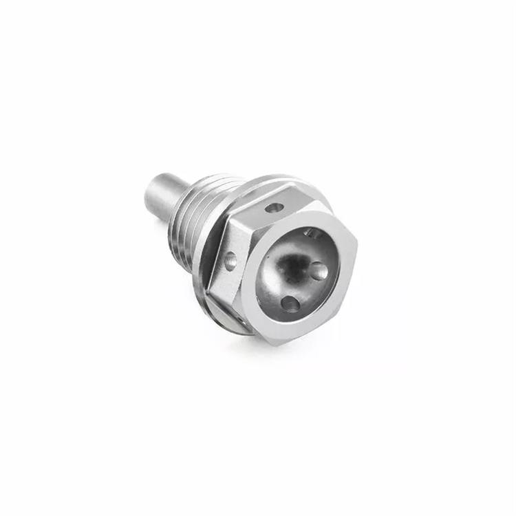 Tappo scarico olio Honda NT 650 V Deauville (98-01) ergal Argento Pro Bolt