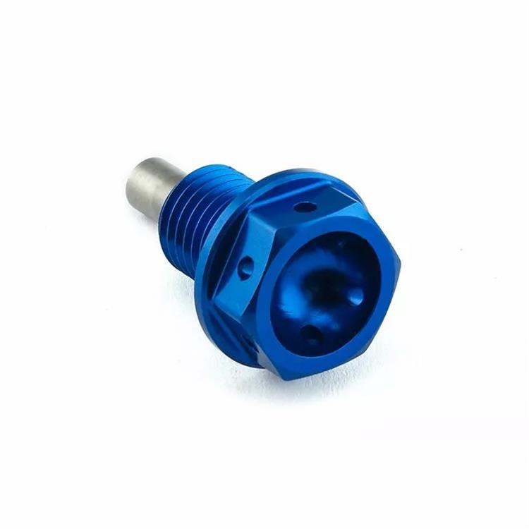 Tappo scarico olio magnetico Honda CBR 1000 RR R ABS Fireblade 30th Anniversary (22) ergal Blu Pro Bolt