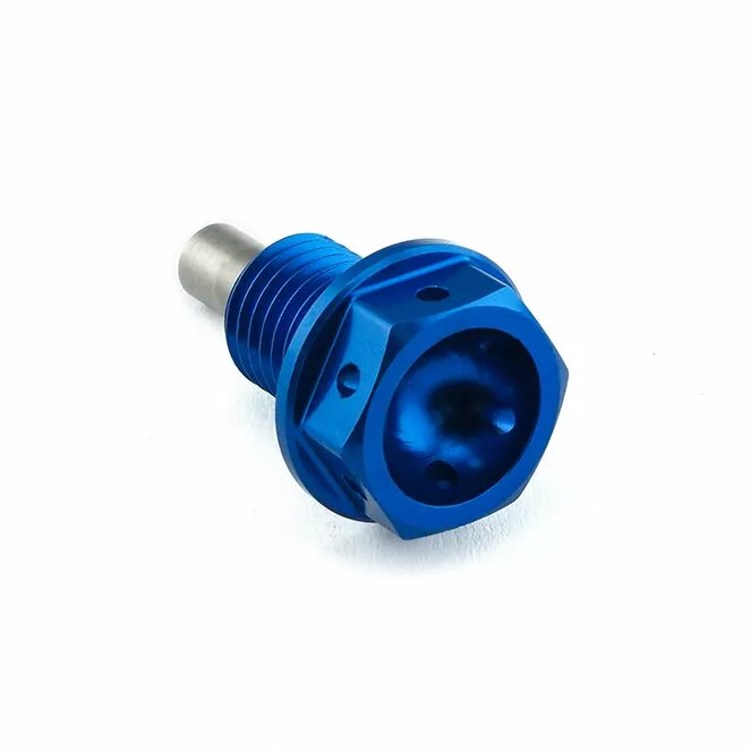 Tappo scarico olio magnetico Honda CBR 600 F (1999-2002) ergal Blu Pro Bolt
