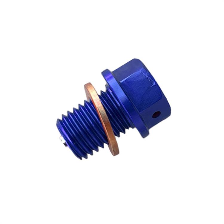 Tappo scarico olio magnetico Honda CR 250 (02-07) Blu