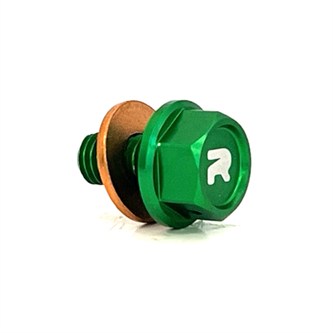 tappo scarico olio magnetico kawasaki kx 450 f 19 23 verde