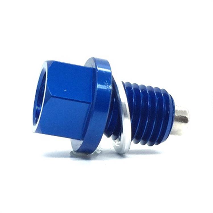 Tappo scarico olio magnetico KTM 125 EXC (98-16) blu