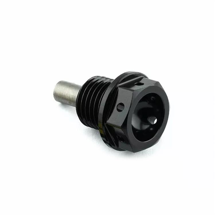 Tappo scarico olio Yamaha MT 07 ABS (18-22) ergal Nero Pro Bolt