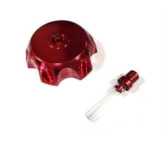 tappo serbatoio honda cr 500 94 05 rosso cnc