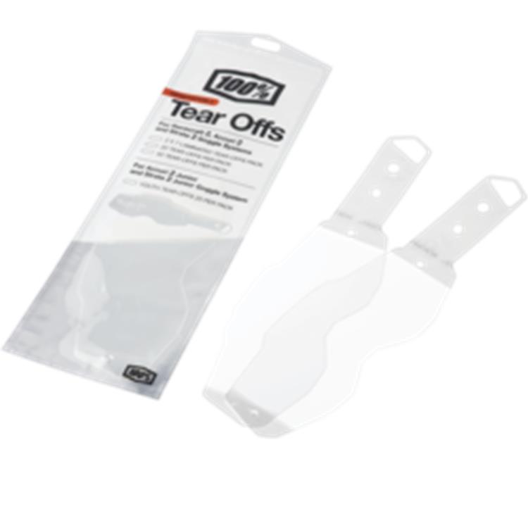 Tear-off laminati per maschere 100% Accuri 2/Racecraft 2/Strata 2 (2x7pz)