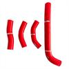 Tubi radiatore Honda CRF 250 R (2010-2013) Rosso - NRTeam in Telaio
