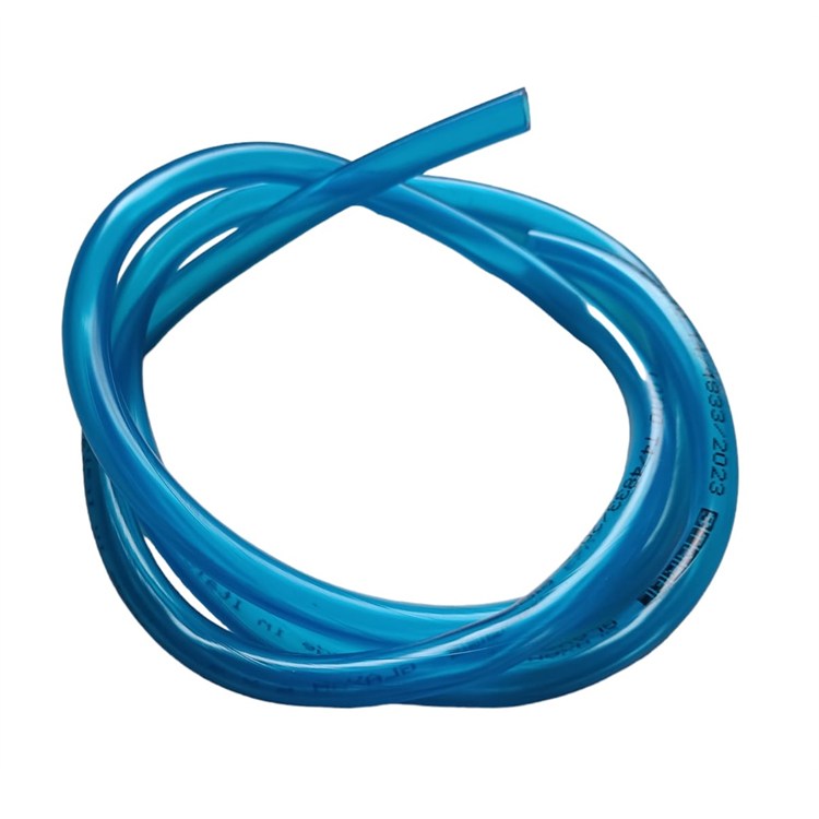 Tubo benzina trasparente blu 6x9