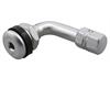 Valvola 90° alluminio anodizzata Argento in Cerchi e Gomme