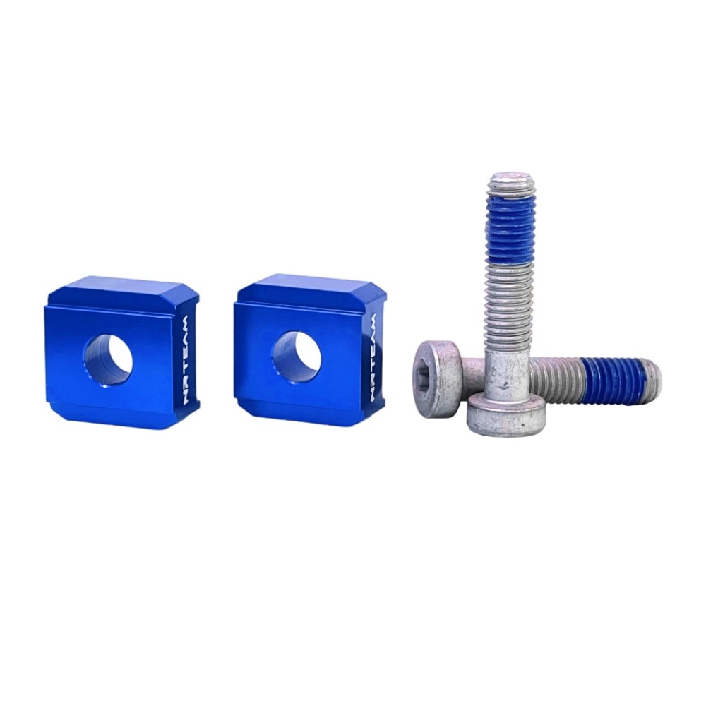 Kit rialzi manubrio KTM 350 EXC-F (2012-2023) - 10 mm NRTeam Blu