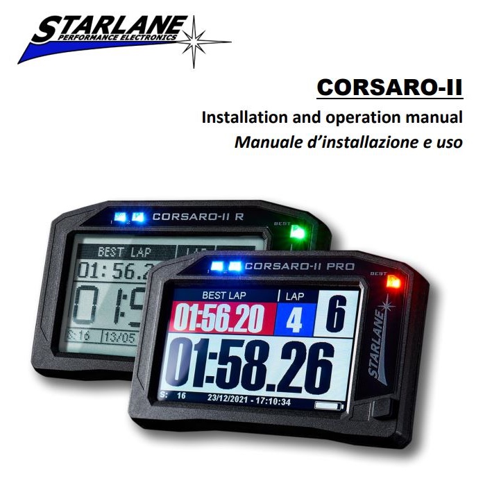 manuale starline corsaro 2