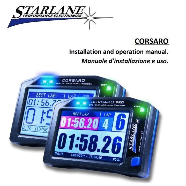 manuale starline corsaro
